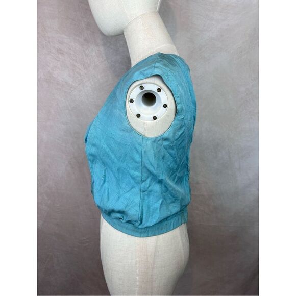 Vintage 1940s 1950s Button Back Blouse - Picture 5 of 10